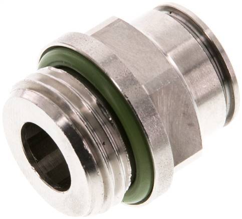 12mm x G1/2'' Push-in Fitting with Male Threads Stainless Steel FKM