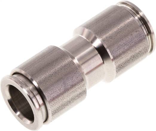 10mm Push-in Fitting Stainless Steel FKM