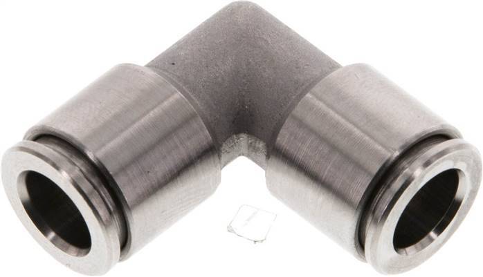 8mm 90deg Elbow Push-in Fitting Stainless Steel FKM