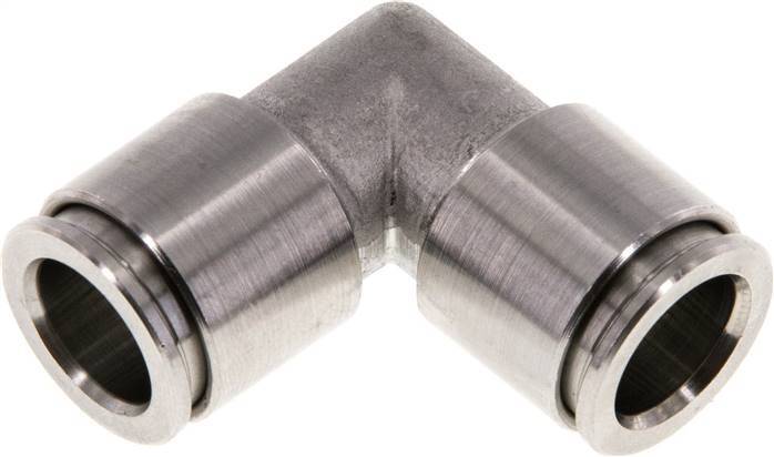 10mm 90deg Elbow Push-in Fitting Stainless Steel FKM