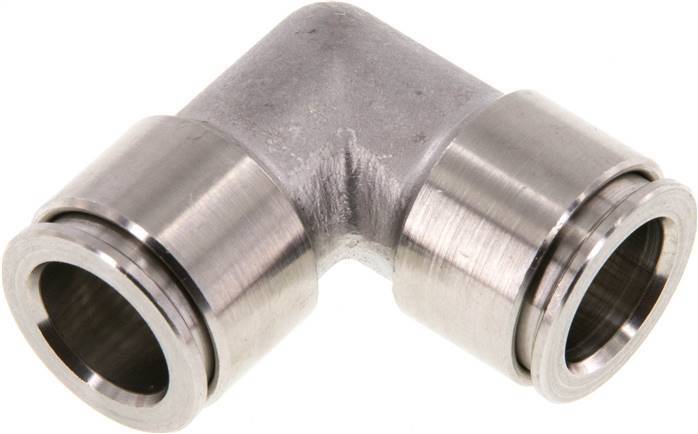 12mm 90deg Elbow Push-in Fitting Stainless Steel FKM