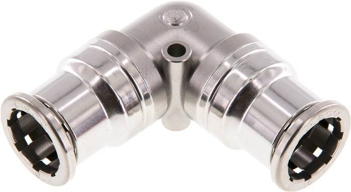 16mm 90deg Elbow Push-in Fitting Stainless Steel FKM