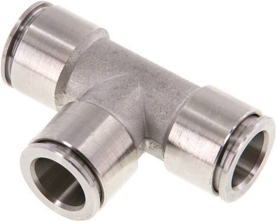 12mm Tee Push-in Fitting Stainless Steel FKM