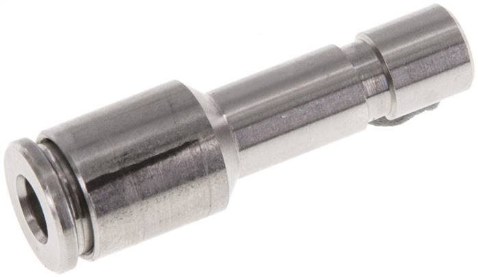 4mm x 6mm Push-in Fitting with Plug-in Stainless Steel FKM