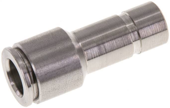 8mm x 10mm Push-in Fitting with Plug-in Stainless Steel FKM