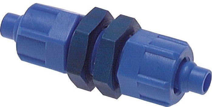 8x6 PVC Straight Push-on Fitting Bulkhead