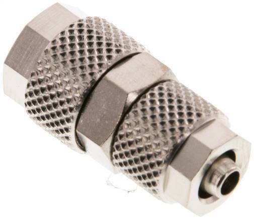 8x6 & 6x4 Nickel plated Brass Straight Push-on Fitting