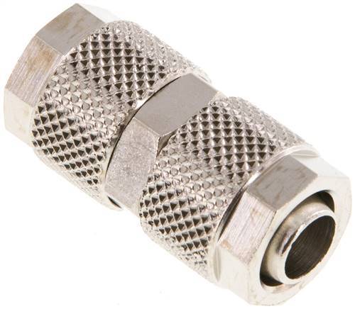 10x8 Nickel plated Brass Straight Push-on Fitting