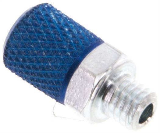 4.3x3 & M5 Aluminum Straight Push-on Fitting with Male Threads