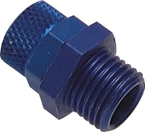 Conector recto Aluminio 6x4 & G1/8'' Rosca Macho