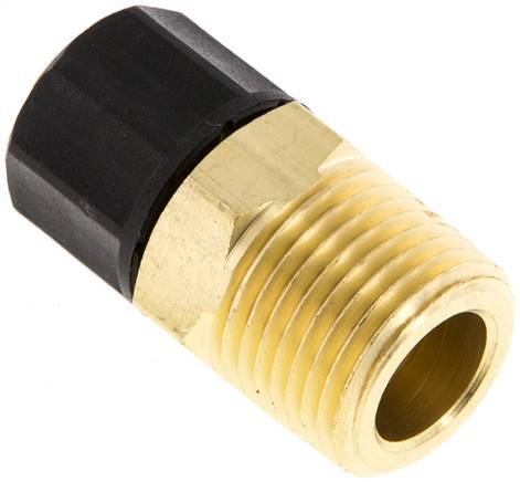 Conector Recto Latón 10x8 & 3/8'' NPT Rosca Macho