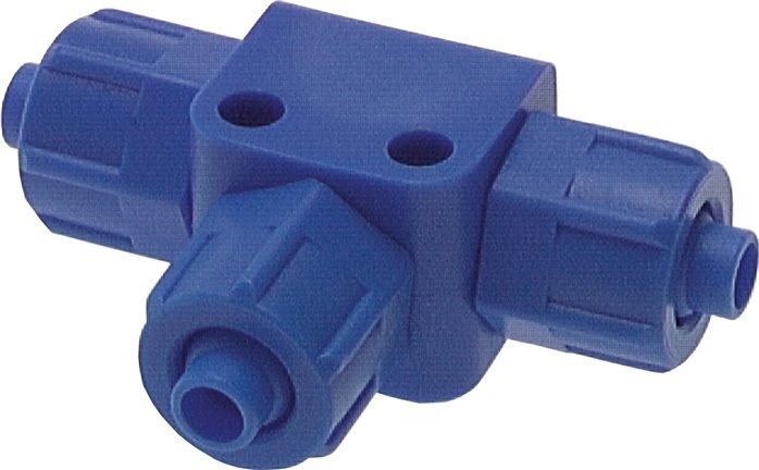 6x4 PVC T Aufsteckfitting