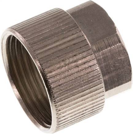 11.6x9mm (M16x1) Nickel-plated Brass Union Nut