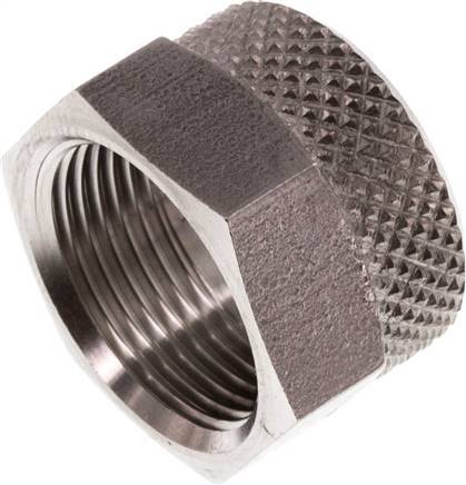 Écrou-raccord en acier inoxydable 10x8mm (M16x1)