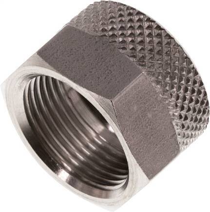 12x10mm (M16x1) Écrou-raccord en acier inoxydable