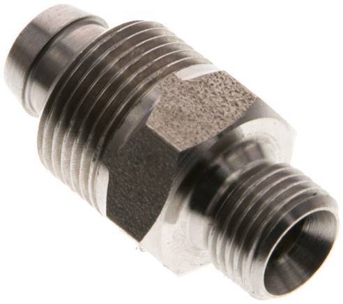 10x8 & G1/8'' Stainless Steel 1.4571 Straight Push-on Fitting with Male Threads