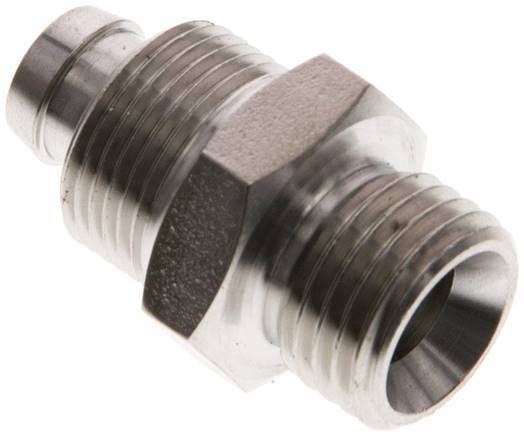 10x8 & G1/4'' Stainless Steel 1.4571 Straight Push-on Fitting with Male Threads