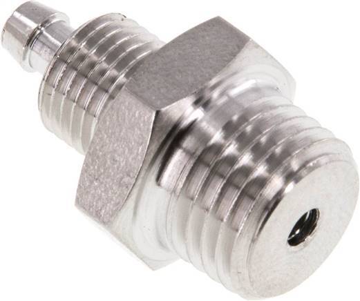 6x4 & 1/4''NPT Stainless Steel 1.4571 Straight Push-on Fitting with Male Threads