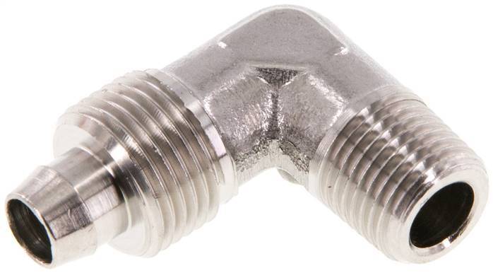 Raccord coulissant 8x6 & R1/8'' en acier inoxydable 1.4404 avec filetages mâles