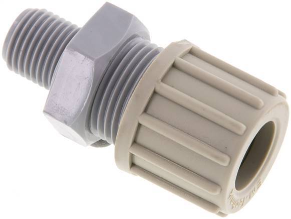 14x12mm & G1/4'' PA Straight Compression Fitting with Male Threads 10 bar