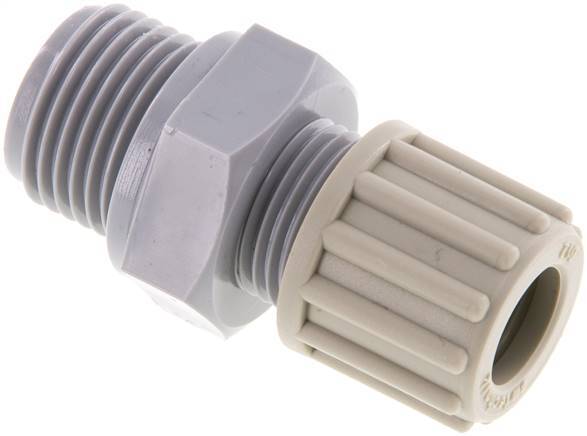 12x10mm & G1/2'' PA Raccord à compression droit avec filetage mâle 10 bar