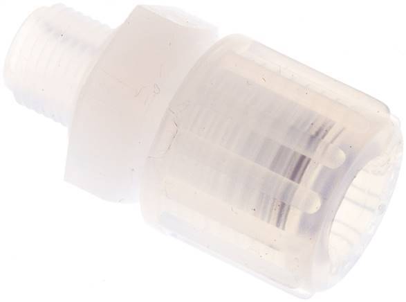 10x8mm & G1/8'' PFA raccord de coupe droit avec filetage mâle 10 bar