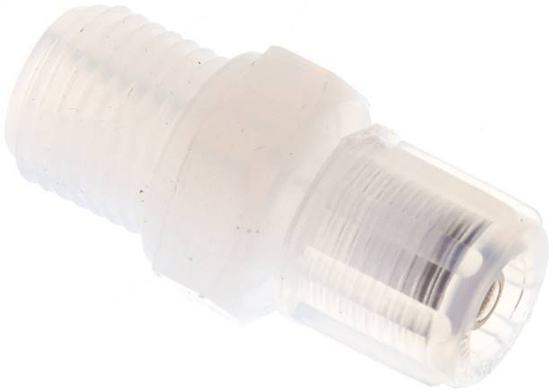 6x4mm & G1/4'' PFA Straight Cutting Fitting with Male Threads 10 bar