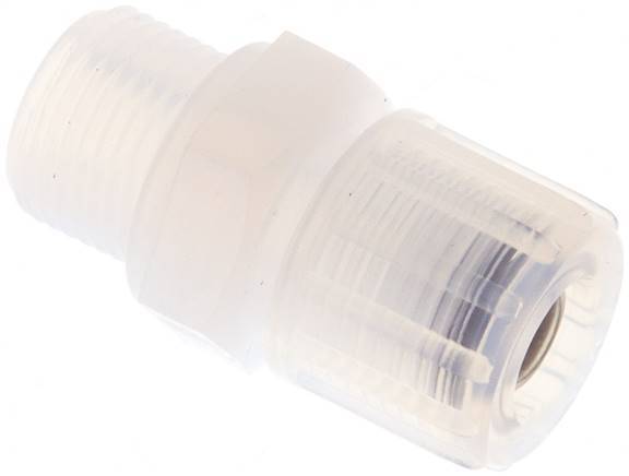 10x8mm & G3/8'' PFA Racor de corte recto con rosca macho 10 bar