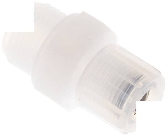 Racor de corte recto PFA 10x8 mm y G1/2'' con roscas macho 10 bar