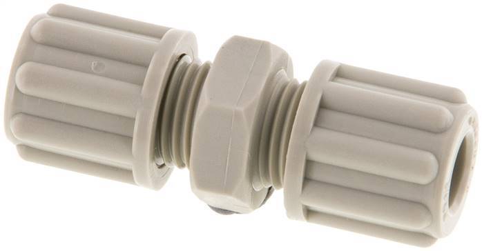 6x4mm PP Gerade Druckverschraubung 10 bar