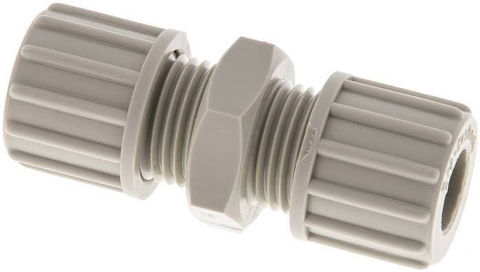 10x8mm PP Straight Compression Fitting 10 bar