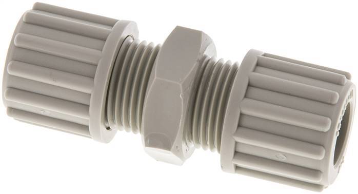 12x9mm PP Straight Compression Fitting 10 bar