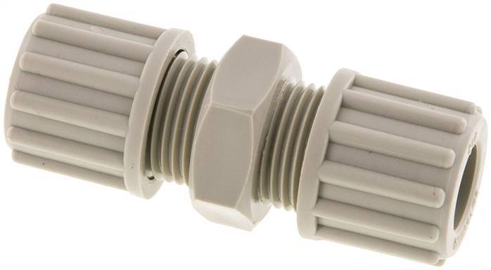 12x10mm PP Straight Compression Fitting 10 bar