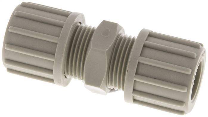 14x12mm PP Straight Compression Fitting 10 bar