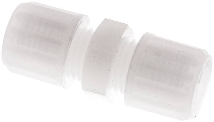 8x6mm PVDF Straight Compression Fitting 10 bar