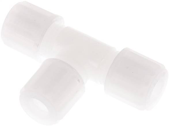 8x6mm PVDF T-Shape Tee Compression Fitting 10 bar