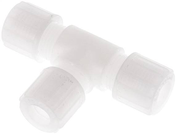 10x8mm PVDF T-Shape Tee Compression Fitting 10 bar