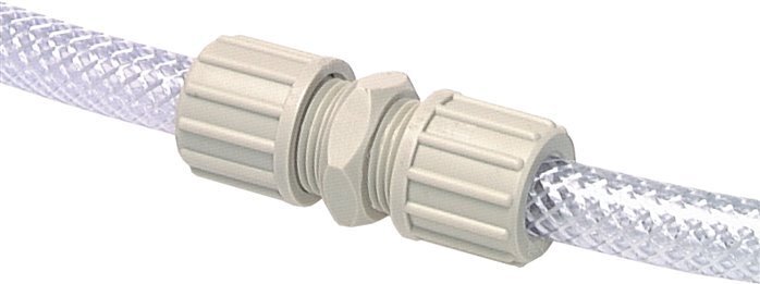 10x4mm PP Straight Compression Fitting 10 bar PVC and PA