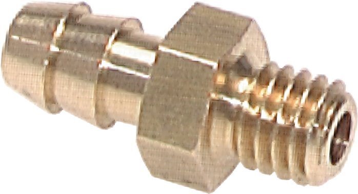 Embout de tuyau mâle 3 mm et M5 en laiton