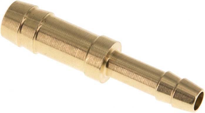 Conector de manguera de latón de 9 mm (3/8'') y 6 mm (1/4'')