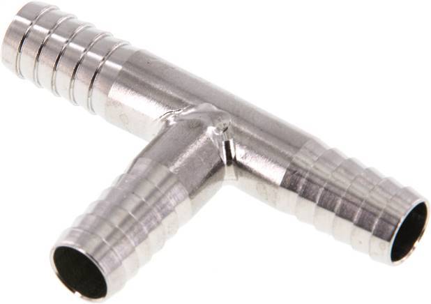 9 mm (3/8'') Stainless Steel 1.4301 Tee Hose Connector