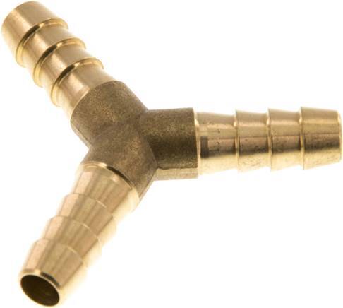 8 mm (5/16'') Brass Y Hose Connector