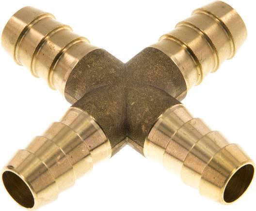 13 mm (1/2'') Brass Cross Hose Connector