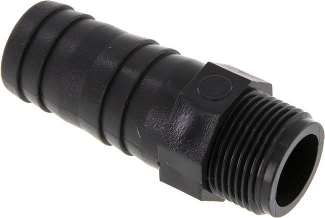 25 mm (1'') et G3/4'' PVC-U Hose Barb mâle 76mm EN 1452-3