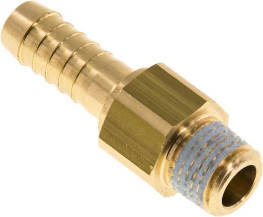 9 mm (3/8'') & R1/4'' Brass Hose Barb Male NBR Rotatable