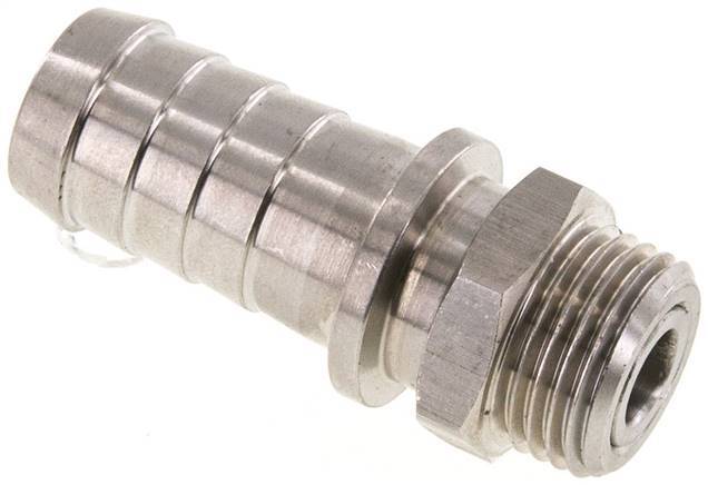 19 mm (3/4'') & R1/2'' Acier inoxydable 1.4301 Barre de tuyau mâle FKM Rotatif