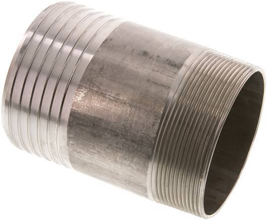 90 mm (3-1/2'') y R3'' Acero inoxidable 1.4571 Boquilla macho 120mm