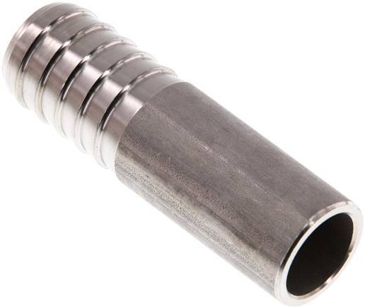 19 mm (3/4'') & 21.3 mm (1/2'') Stainless Steel 1.4571 Hose Barb Welding End 70mm