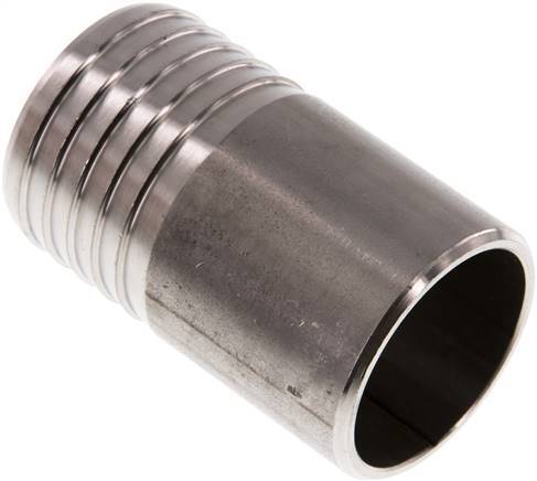 40 mm et 42,4 mm (1-1/4'') acier inoxydable 1.4571 Embout à souder Hose Barb 70mm