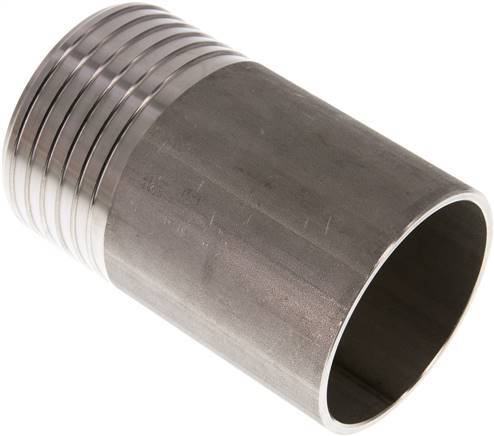 75 mm (3'') et 76,1 mm (2-1/2'') acier inoxydable 1.4571 Embout à souder Hose Barb 120mm